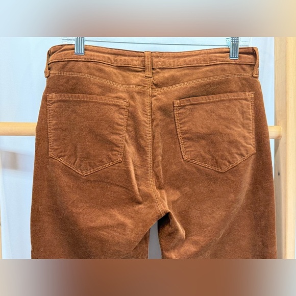 L’AGENCE The Stevie velvet crop Jean in rich ginger size 29 - Picture 5 of 12